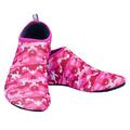 Kids Water Shoes Girls Boys Outdoor Quick Dry Barefoot Aqua Socks for Sport Beach Swim Surf Camouflage red 30-31ï¼ŒG67284