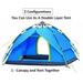 2 - 3 Person 3 Season Light - Automatic Pop Up Mount Denali 4.0 Tent - Blue