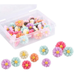 30Pcs Flower Pushpins Flower Thumb Tacks Decorative Floret Push Pins Colorful Floret Thumbtacks for Photo Wall Cork Board Map Feature Wall Whiteboard Bulletin Board Office or Home