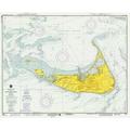 Nautical Chart - Nantucket Island ca. 1975 Poster Print by NOAA Historical Map and Chart Collection NOAA Historical Map and Chart Collection (24 x 18)
