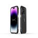 Mantto Aluminum Bumper Case For iPhone 14 Pro Slim Glossy Luxury Premium Metal Aluminum Pprotective Bumper Frame with Camera Lens Protector for iPhone 14 Pro Black