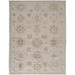 HomeRoots 514992 5 x 8 ft. Tan & Brown Floral Hand Knotted Stain Resistant Rectangle Area Rug
