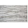HomeRoots 512253 2 x 3 ft. Taupe Ivory & Gray Abstract Hand Tufted Handmade Rectangle Area Rug