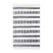 HomeRoots 487275 4 x 6 ft. Black & Ivory Wool Striped Flatweave Handmade Stain Resistant Rectangle Area Rug with Fringe