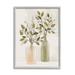 Pussy Willow Ikebana Vases Botanical & Floral Graphic Art Gray Framed Art Print Wall Art