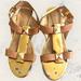 Kate Spade Shoes | Kate Spade New York Women's Shoe Slingback Sandal Size 8 Gold | Color: Gold | Size: 8