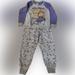 Disney Pajamas | Disney Frozen Pajamas For Girls. Xs (4/5) | Color: Gray/Purple | Size: Xsg