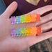 Urban Outfitters Accessories | 2 Euphoria Gummy Jelly Bear Colorful Rainbow Hair Claw Clip | Color: Orange/Red | Size: Os