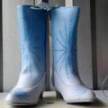 Disney Shoes | Disney's Frozen Elsa Dress Up Boots | Color: Blue | Size: 7.5g