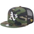 Men's New Era Camo Oakland Athletics Trucker 9FIFTY Snapback Hat