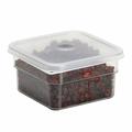 Cambro 2SFSCW135 2 qt Square Food Storage Container - CamSquare, Clear