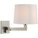 Hudson Valley Fairport 9" Wide Polished Nickel 1 Light Wall Sconce