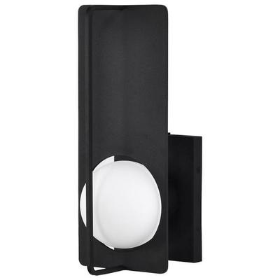 Nuvo Lighting 66686 - PORTAL 6W LED MED WALL LANTERN BLK/W (62-1609) Outdoor Sconce LED Fixture
