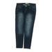 Levi's Jeans - Adjustable Straight Leg Denim: Blue Bottoms - Kids Girl's Size 14 - Dark Wash