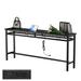 Javlergo Console Table with with Charging Station & USB Ports, Charcoal Gray