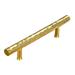 3-3/4 Inch Hole Center Copper Kitchen Cabinet Handles 100% Solid Brass Drawer Pulls (5-PACK)