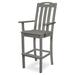 Trex Outdoor Yacht Club Bar Arm Chair Plastic in Gray | 51.56 H x 24.81 W x 26.25 D in | Wayfair TXD232SS