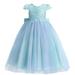 VerPetridure Baby Girl Dresses Sleeveless Princess Dresses for Girls Kids Dress Girls Sleeveless Princess Dress Butterfly Sequin Mesh Dress Tufted Dress