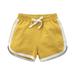 adviicd Organic Cotton Baby Clothes Toddler Pants Cotton Toddler Kids Baby Girls Boys Cotton Polka Dots Linen Elastic Basic Long Pants Bloomers Casual Joggers Yellow 7-8 Years