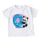 ZIZOCWA Blue Long Sleeve Shirt Boys Size 8 Boys Toddler Boys Girls Summer Short Sleeve Panda Cartoon Prints T Shirts Tops Outwear Cute Blue BlueM