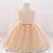 Leesechin Girls Dresses Clearance Toddler Temperament Bowknot Cute Mermaid Beading Birthday Party Gown Dresses