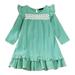 gvdentm Dresses For Girls Girls Dress Kids Summer Sleeveless Dresses Birthday Sundress Swing Outfit Green 4-5 Years