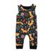 Fsqjgq Toddler Rompers Toddler Baby Girl Clothes Baby Girl Boy Cartoon Sleeveless Romper Jumpsuit Outfits Clothes Size 70 Multi-Color