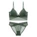 gvdentm Black Bralette Women s Modern Cotton Lightly Lined Triangle Wireless Bralette