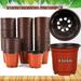 4 IN/6 IN Flowerpots Small Plastic Plant Nursery Pots/flowerpots Seedlings Flowers Plant Containers Seed Starting Pots Plant Labels.