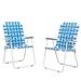 2PCS Folding Beach Sand Chair Outdoor Beach Lounger Chair for Backyard Poolside Camping