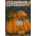 Toland Home Garden Pumpkin Patch Welcome Fall Flag Double Sided 12x18 Inch
