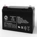 AJC Battery Compatible with Interstate DCS-33 12V 35Ah Wheelchair Battery