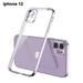 Transparent Case Designed for iPhone 12 iPhone 12 Pro Heavy Duty Shockproof Case Soft TPU Bumper Cover Transparent Protective Phone Case for Apple iPhone 12/iPhone