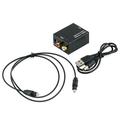 Optical Digital Stereo SPDIF Toslink Coaxial Signal to Analog Adapter (C)