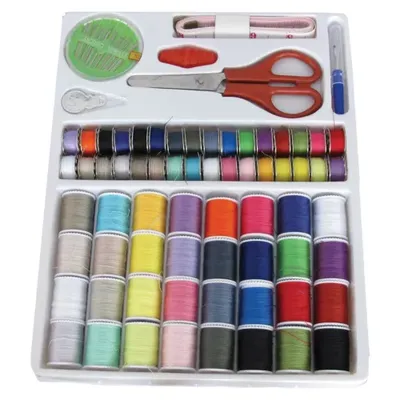 Michley 100-Piece Sewing Kit, White