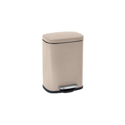 WENKO Treteimer Mod. Leno, Taupe 5 L