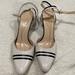Kate Spade Shoes | Kate Spade Round Toe Black & White Strappy Heels. 8 1/2 B | Color: Black/White | Size: 8