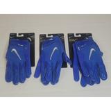 Nike Accessories | New Nike Vapor Jet Football Receivers Gloves Blue/White Size Xl | Color: Blue/White | Size: Xl