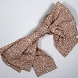 Anthropologie Accessories | Anthropologie Hair Bow Barrette Brown Tan Animal Print Rare Euc | Color: Brown/Tan | Size: Os