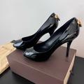 Louis Vuitton Shoes | Black Louis Vuitton Patent Leather Pumps - Size 41 | Color: Black | Size: 10