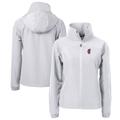 Women's Cutter & Buck Gray Florida Gators Swinging Gator Charter Eco Recycled Full-Zip Jacket