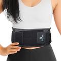 AllyFlex Sports Lightweight Back Brace for Lower Back Pain Relief, Breathable Mesh Material with Dual Lumbar Pads, Adjustable Discreet Design Slim Fit for Under Clothes Wear, X-Large/XX-Large