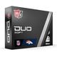 WILSON Staff 2023 Duo Soft NFL Golf Balls - 12 Balls, White, Denver Broncos