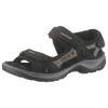 Trekkingsandale ECCO "OFFROAD", Damen, Gr. 39, schwarz (schwarz, grau), Nubukleder, Textil, sportlich, Schuhe, Outdoorschuh, Sommerschuh, Freizeitsandale, in sportlicher Optik