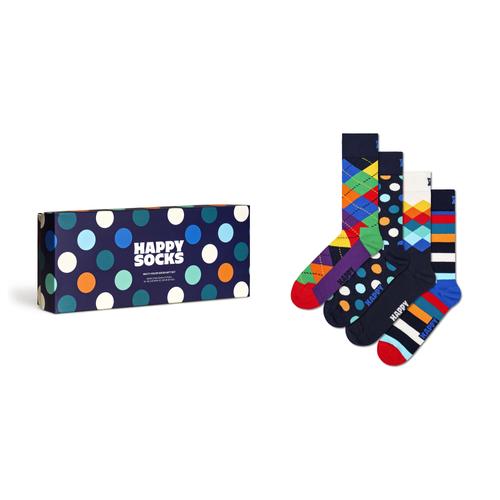 "Socken HAPPY SOCKS ""Multi-Color Socks Gift Set"" Gr. 41-46, bunt Damen Socken Multipacks Bunte im 4er Pack"