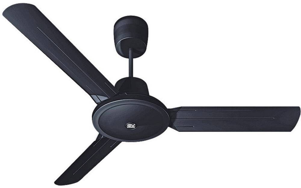 Vortice Nordik Evolution 120 SW Deckenventilator (Ø) 122 cm Flügelfarbe: Schwarz Gehäusefarbe (Deta Image