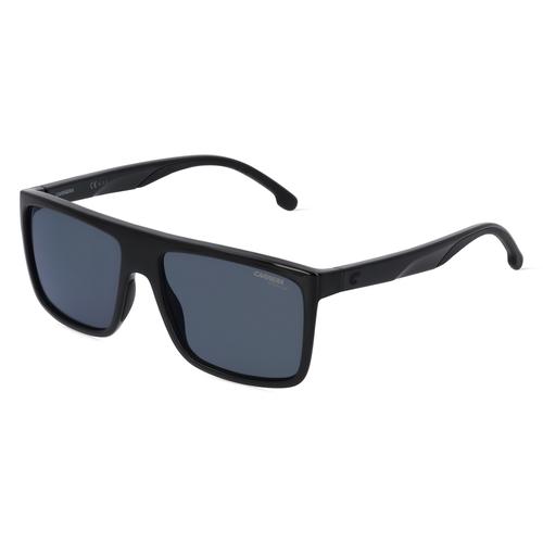 Carrera 8055/S Herren-Sonnenbrille Vollrand Eckig Kunststoff-Gestell, schwarz