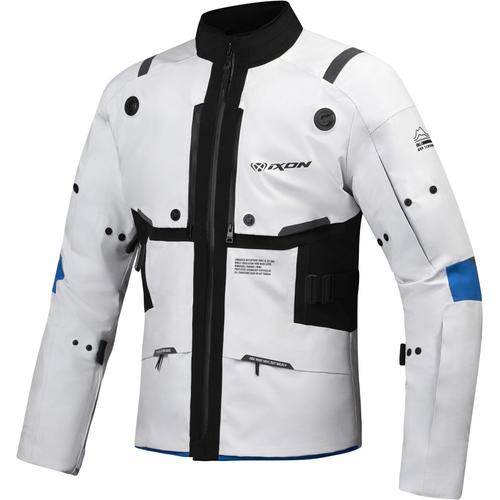 Ixon M-Skeid Motorrad Textiljacke, grau-blau, Größe M