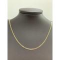1Pc23.5'' Ready To Use Gold Cuban Curb Necklace Chain, Layering Chain Dainty Necklace, For Making, Cn-262