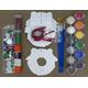 Christmas Wreath Ornament Wood Painting Kit - Paints, Brushes, Ornaments, Appliqués Great Stocking Stuffer